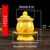Coppa per Acqua per Altare Buddista in Ceramica di Loto con Mantra della Grande Compassione - Tazza per Offerte a Guanyin