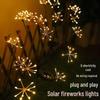 In-Stock Solar Dandelion Firefly Garden Lights: Flower Style Courtyard and Lawn Decoration