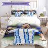 Set de așternuturi Messi Respirabil Huse de pilotă cu fețe de pernă Lenjerie de pat decorativă pentru dormitor Decorațiuni pentru casă Cadou de ziua de naștere