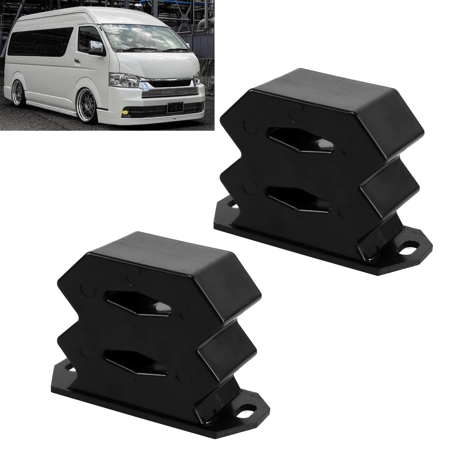 

Jeyaic Large Capacity Soft Bumper Rubber for Custom Shock Absorbing Bumper Rubber E25/E26 (NV350) Caravan, Parts,