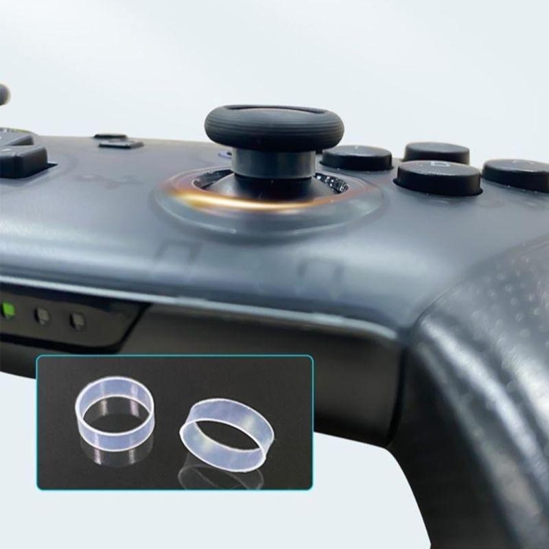 6Pcs Invisible Elastic Rocker Protective Guard Rings for VR2 Controller Silicone Joystick Protectors Wear Resistant