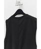 YOUTH Cut-Off Slit Sleeveless - Black