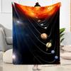 Sonnensystem Umlaufdecke Weich Warm Gemütlich Großartig für Sofa Couch Büro Bett Picknicks für Alle Anlässe Digitaldruck Geschenke Für Familie Oder Freunde Y21