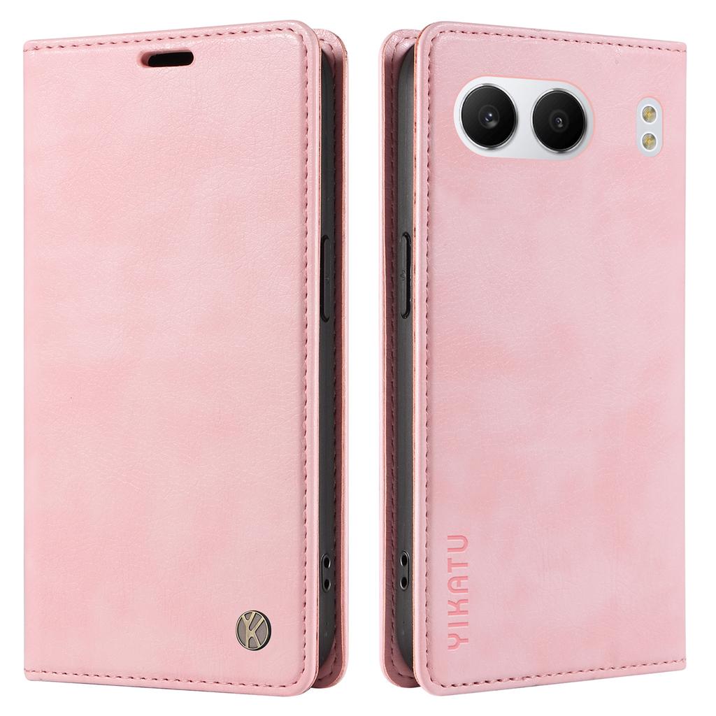 YIKATU YK-006 For OnePlus Nord 4 Case Wallet Litchi Grain Leather Phone Cover Magnetic Auto-Absorbed