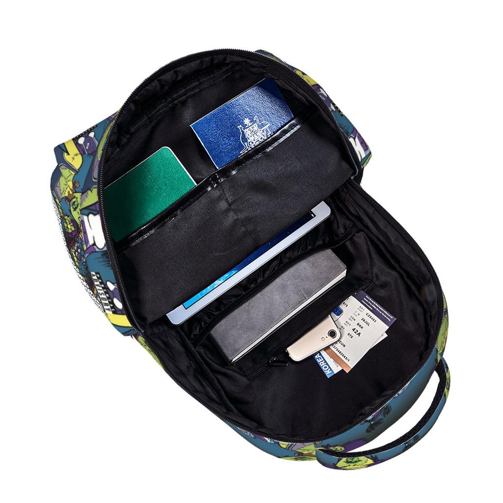 Msi Mindless Self Indulgence Jamie Hewlett Frankenstein Girls Student Backpack School Bag Hiking Daypack Bookbag Shoulder Bags