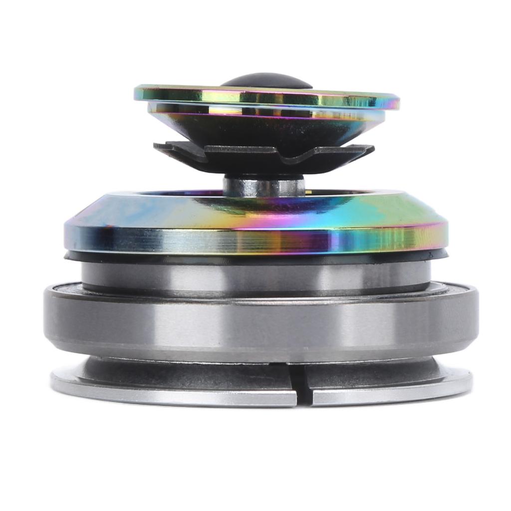 LeBycle Mountain Bicycle Headset Colorful Road Bike Double Bearing Headset 28.6x41.8‑52x30 39.8mm 28.6 Straight 1.5
