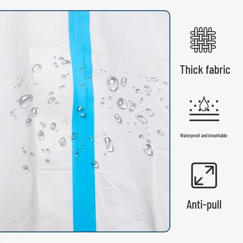 Disposable Non-Woven Hooded Coverall Protective Suit
