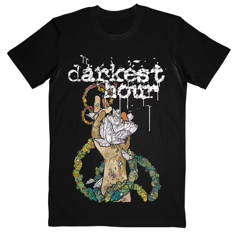 Men s and Women s T-shirts Vtg Darkest Hour Band Undoing Ruin Cotton Black Unisex All Size XXXXL