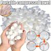 10-100pcs Compressed Towel Disposable Soft Non-Woven Face Hand Wipe - Absorbent Individually Packaged for Travel Hotels Outdoor