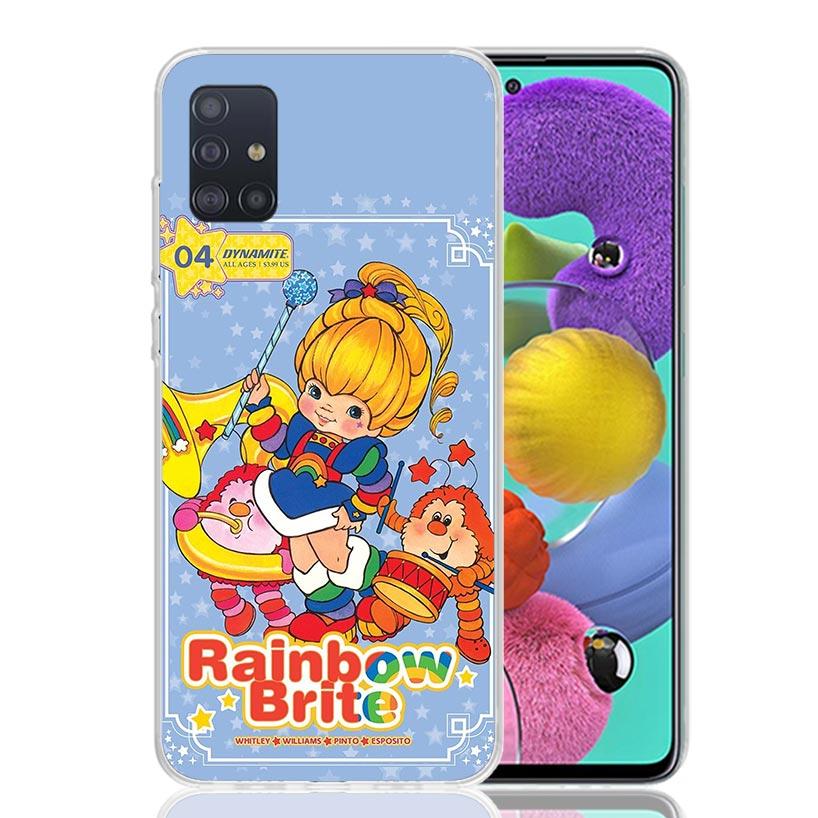 R-Regenbogen Süßes Helles Handyhülle Für Samsung Galaxy A52 A32 A22 A12 A02S A50S A30S A51 A31 AA71 Note 20 Ultra 10 S10 Plus Galaxy