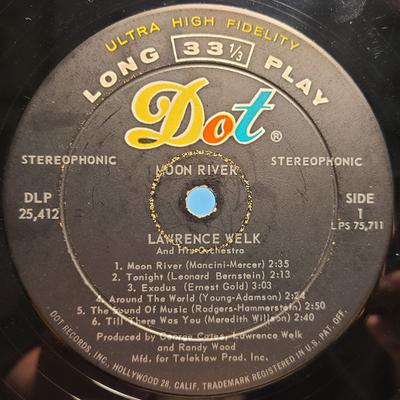 LP Record LAWRENCE WELK - Moon River DLP25412 Dot Records US Jazz Used
