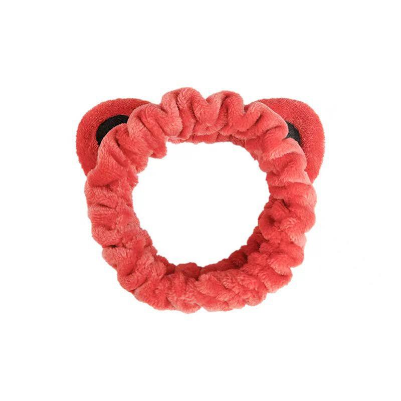 Non-Slip Cartoon Cat Ear Headband for Girls - Perfect for Face Washing and Mask Application