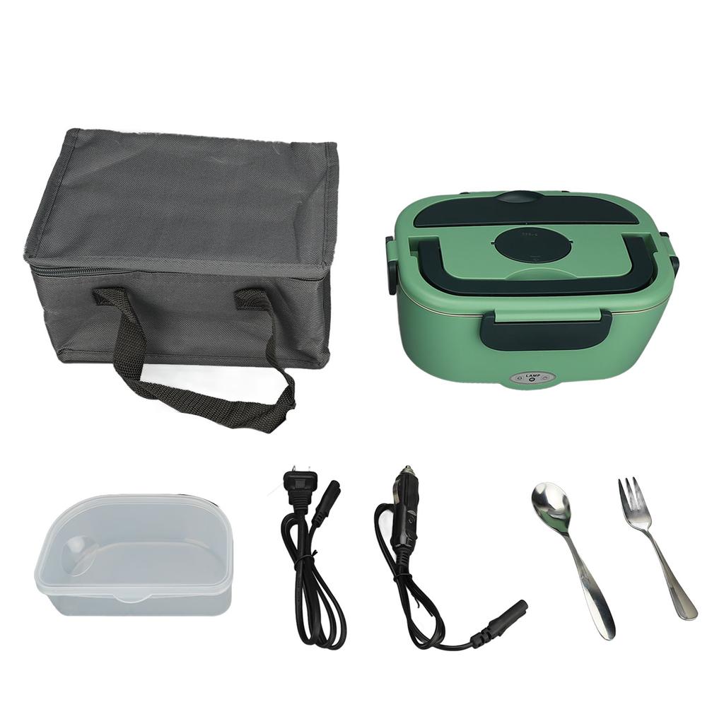 1.5L Electric Lunch Box Multifunction Plug in Type Leakproof Stainless Steel Heated Box Portable Food Warmer for Adults
