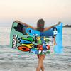 1pc Tayo The Little Bus1 Beach Towel, Beach and Seaside Swimming Pool Equipment, Fashion Pattern, Rectangular, Travel Essentials