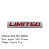 3D Car Styling Limited Logo Car Hood Fender Trunk Rear Bonnet Nameplate Decal Emblem Badge Sticker