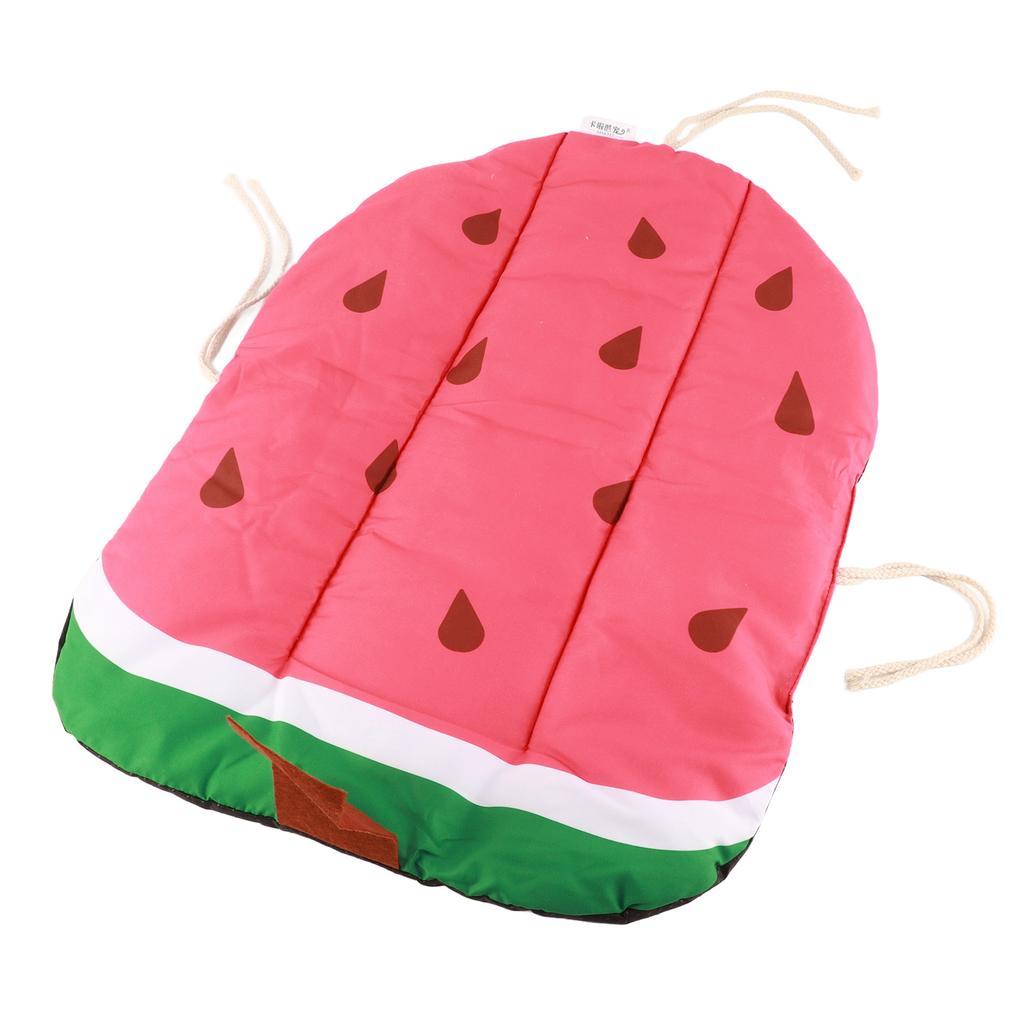 Haustierkissen HD-Druck Niedlich Weich Bequem Universelles Haustierbett Hundematte für Zuhause Outdoor Wassermelone