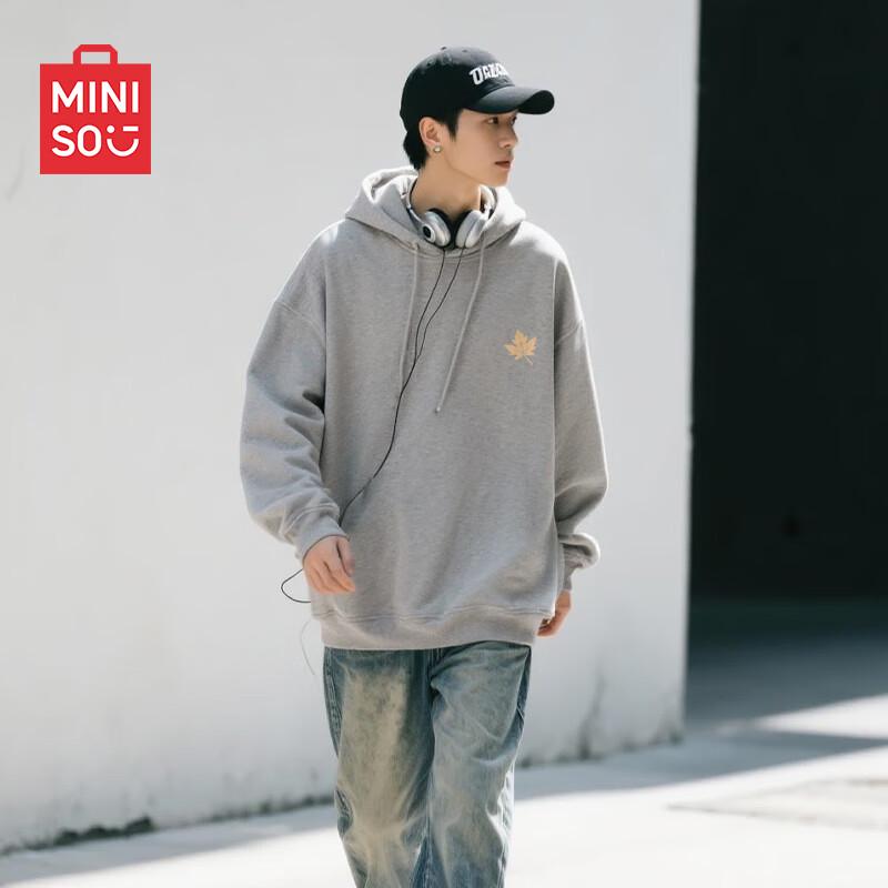 MINISO Unisex American Style Hooded Sweatshirt