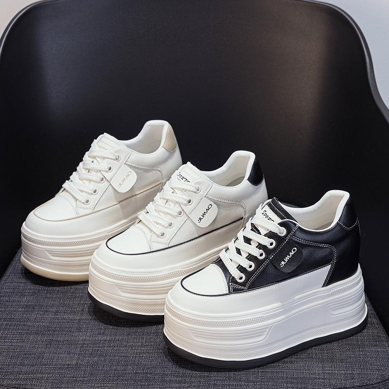 Casual shoes 2026 Spring and Autumn new women's shoes  sponge cake thick soled women's shoes