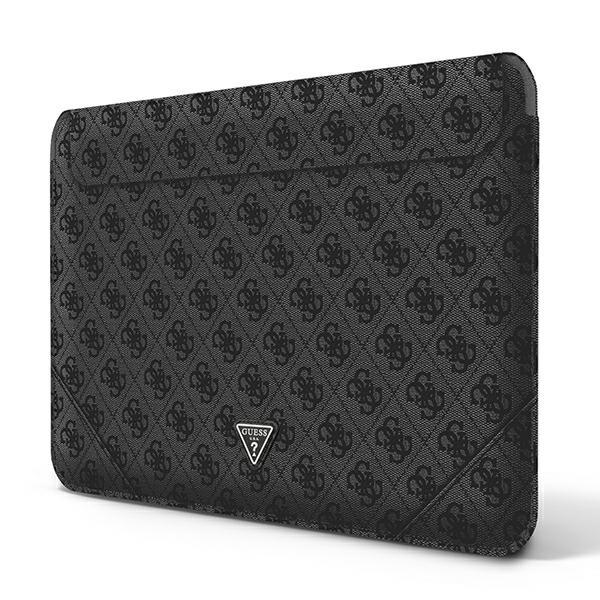 Custodia per Laptop 14" Guess 4G Uptown Logo Triangolare Nero