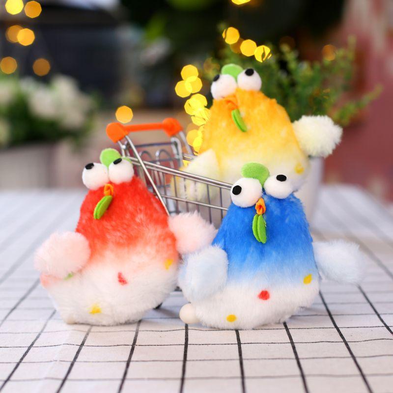 Cute Cute Bubble Bubble Bear Puppy Pig Pendant Plush Toy Doll Chicken Bag Hanging Decoration