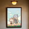 Anime Frieren Poster HD Art Sticky Wall Waterproof Home Living Room Bedroom Bar Aesthetic Decoration