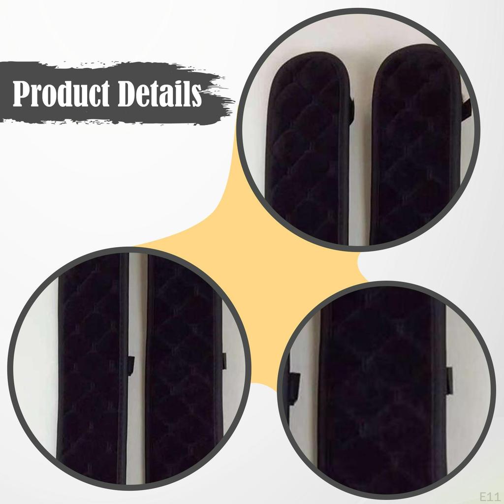 2 Pieces Chair Armrest Pad Office Cushion Elbow Support Arm Rest Velvet Material