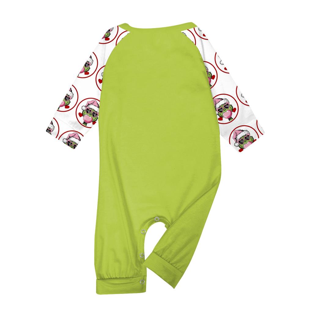 Christmas Prints Family Matching Long Sleeve Tops+Pants Set Family Matching Sets