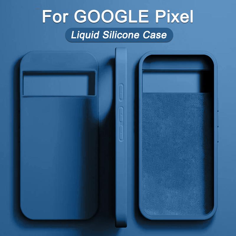 Pentru Google Pixel 8 7 9 Pro XL Husă Telefon Huse Originale din Silicon Lichid Pentru Google Pixel 9 6 7 8 Pro 6A 7A Husă Moale Rezistentă la Șocuri