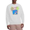 MTV Unisex Adult Spring Break Neon Palm Trees Sweatshirt