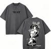Bleach Anime Lover Washed T-shirt Year Round Clothing High Quality Personality Clothes Plus Size Unisex New Model Couples Tee
