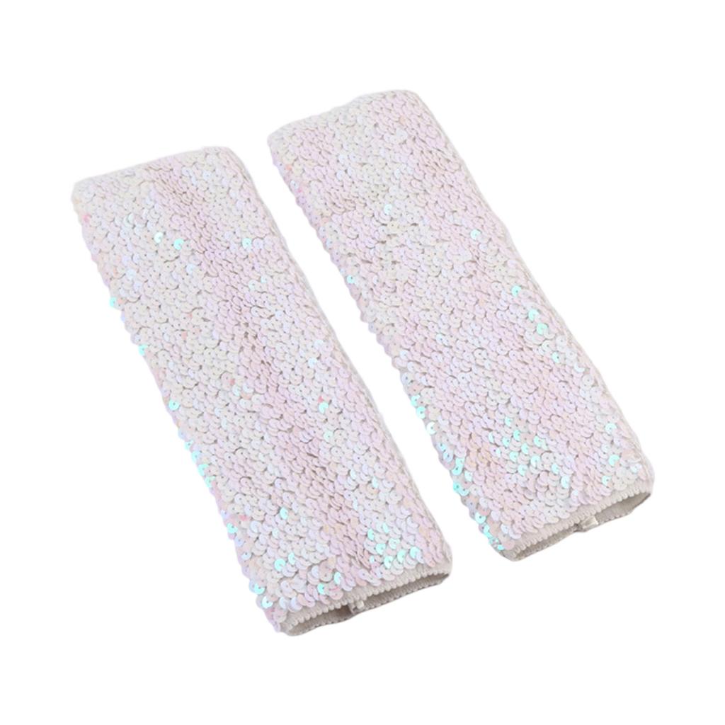 2pcs Fashionable Sequins Arm Sleeves Festival Celebration Long Arm Sleeves for Stage Performances and Themed Parties