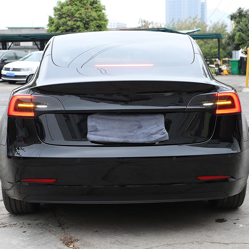 For Tesla Model 3 For Tesla Model Y 2016- Car Tail Light Cover Brake Light Wide Indicator Protective Cover Car Accessories