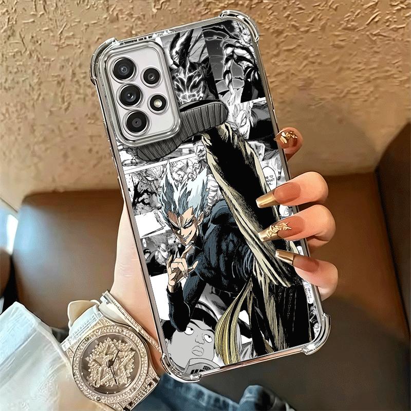 One P-Punch-Mans Garou Soft Phone Case For Samsung A17 A27 A07 A37 A57 A16 A56 A15 A55 A14 A54 A13 A53 A26 A36 A25 A35 A24 A34 A