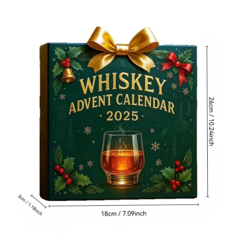 Whiskey Tasting Advents Calendar 2025 Feature 24 Miniature Bottle Designs Inspired From World Distilleries