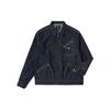 Washed Denim Jacket With Zipper Decoration Men Jackets LMT0044996VG00F898L00
