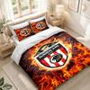 Bettwäsche-Set 1 Bettbezug 2 Kissenbezüge Sunderland Fußball-Aufdruck Schlafzimmer Heimdekoration