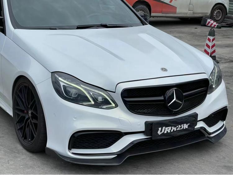 Mercedes-Benz E-Class W212 E63 Carbon Fiber Body Kit: Front & Rear Bumpers, Front Lip, Side Skirts, Rear Lip, Tail Wing, Hood.