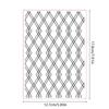 Plastic Embossing Template Grid Background Embossing Folder for Scrapbooking And Craft Enthusiasts