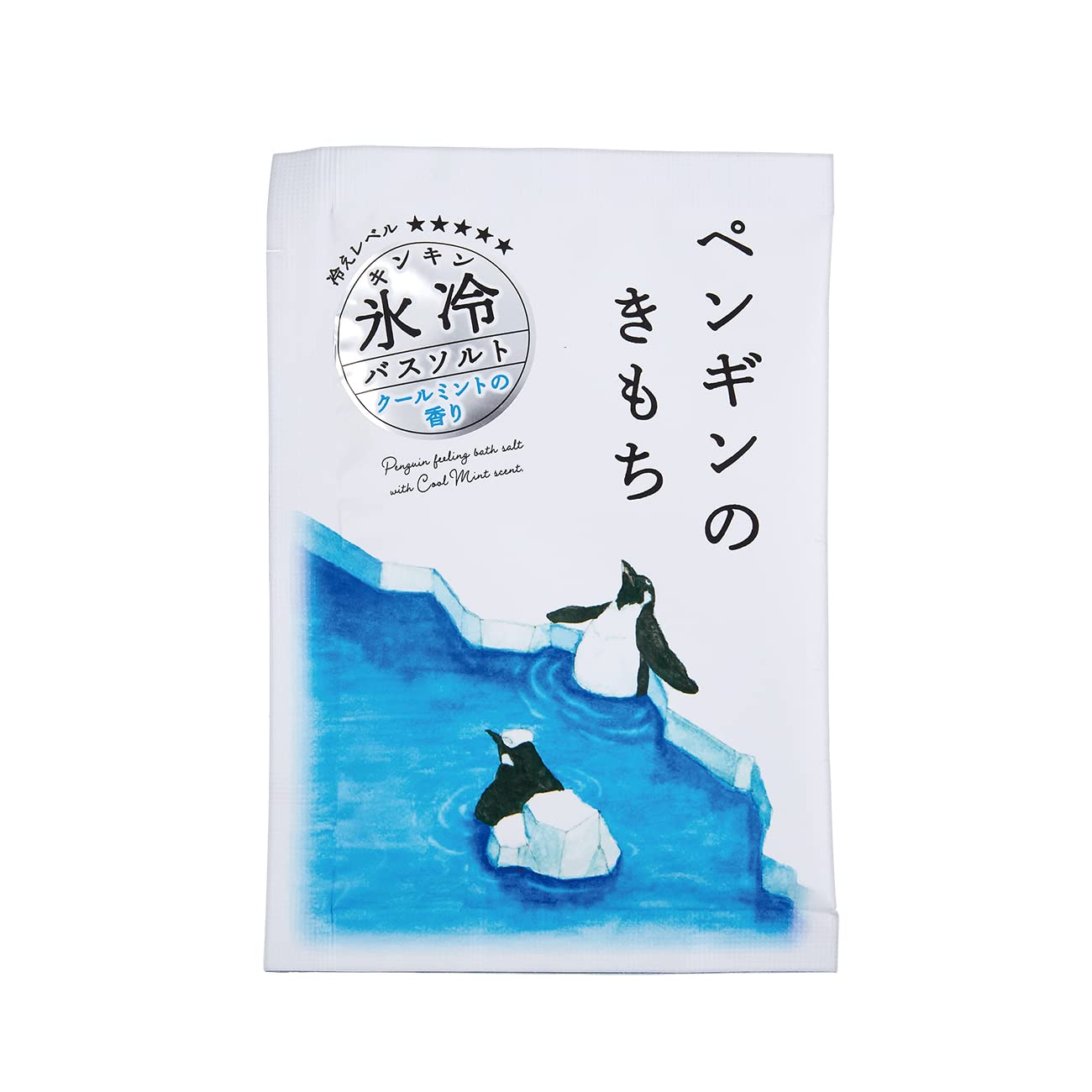 

Global Product Planning Kimochi Ice Cold Bath Salts Penguin Feeling Cool Mint 50g cooling sensation with a cool mint (Strong scent) синий