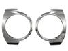 Finish Stainless Steel Plated Air Conditioning Switch Rings for Toyota Corolla Fielder Models NZE 160 Corolla Fielder Ultra-Mirror (2-Piece