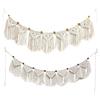 Macrame Wall Hanging Fringe Garland Banner Hand Woven Hanging Ornaments For Apartment Living Room Bedroom Wall Art Decor