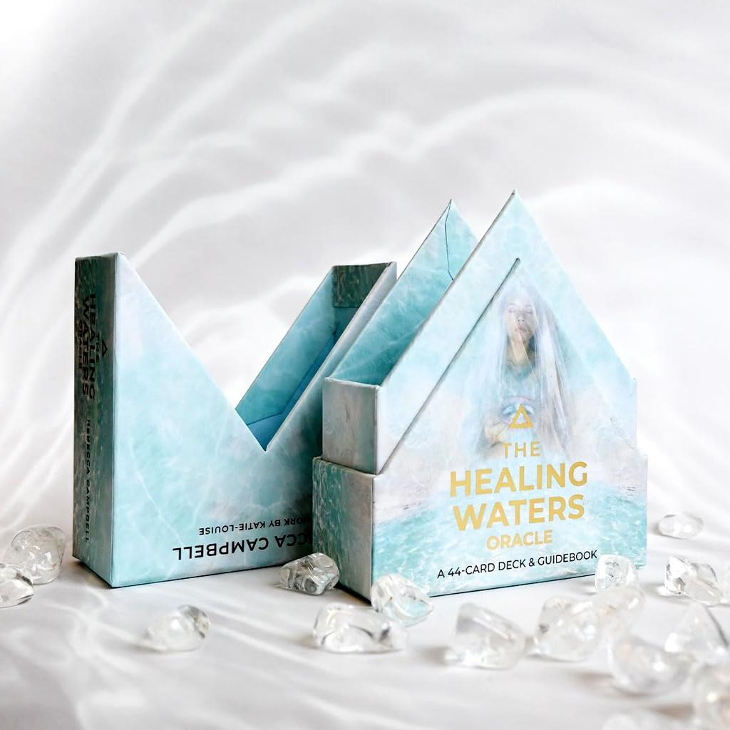 Healing Water Oracle [New Edition] Japanese Instruction Manual Included Divination Oracle Cards Blue Edge (Oracle Card Series)