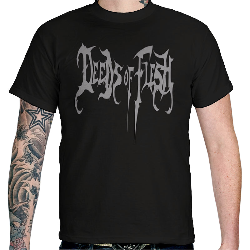 Fit Deeds of Flesh Band Graphic Cotton Tshirt Unisex Summer Short Sleeve Fashion Brand Tee Luxury Casual Vintage Retro Top