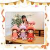 New Cute Kawaii Girl Plush Toy Exquisite Plush Home Decoration Filling Pp Cotton Doll Girl Birthday or Christmas Gift