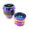 2PCS Multi-Color Titanium Motorcycle Frame Slider Aluminum Front Fork Cup Falling Crush Protector Carbon Fiber Motorbike Scooter