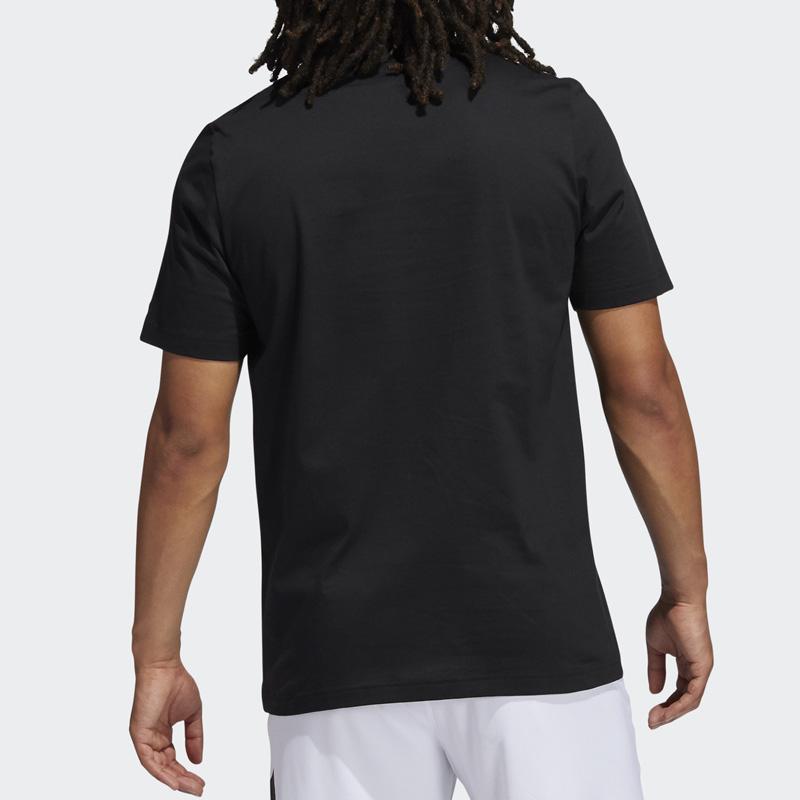 Adidas Shanghai Basketball Short Sleeve T-Shirt Men Tops Black GL4427