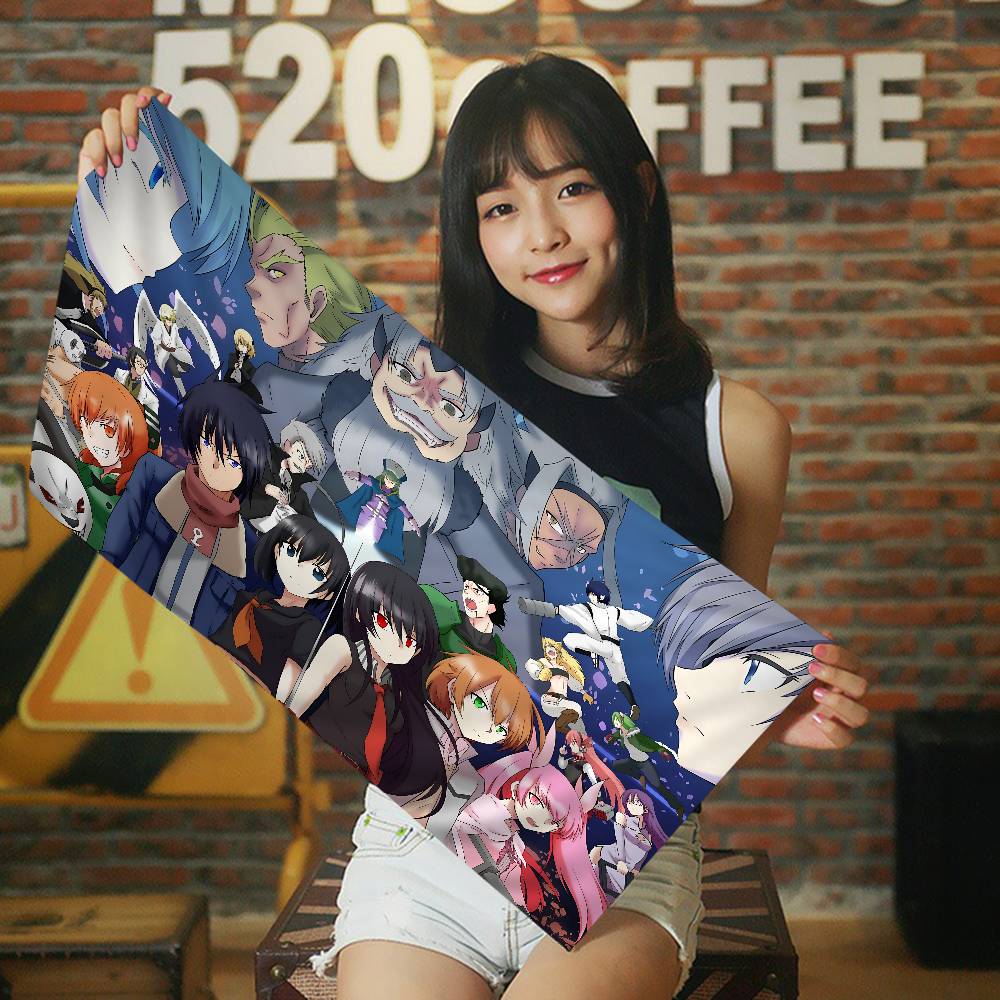 Japanese Anime Akame Ga KILL Beach Towel Colorful Bath Towels for Girl Microfiber Quick Dry Sand Free Beach Spa Gym Pool