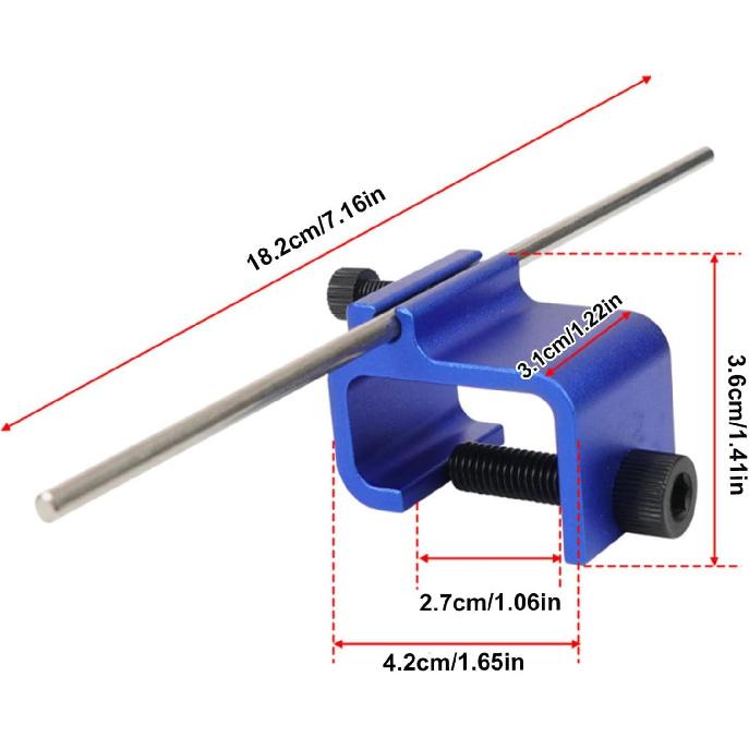 Generic 1Pcs Motorcycle Chain Alignment Tool, Aluminium Alloy Chain Adjusting Tool, Quick Accurate Alignment Tool, Chain Alignment Tool for Motorbike