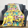 Despicable Minions Collage Blanket Soft Throw Blanket For Home Bedroom Bed Sofa Travel Office Solid Christmas Blanket