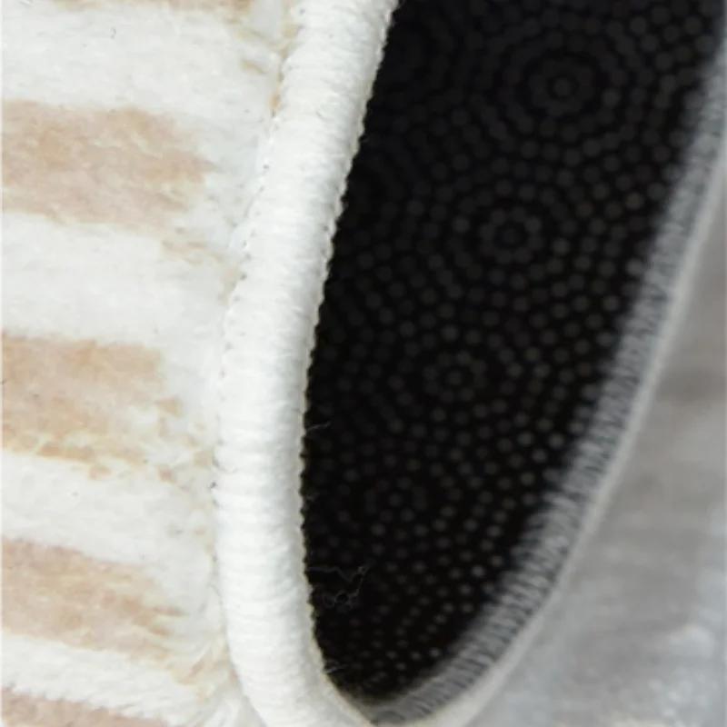 Nordic Style Cloakroom Rug Irregular shape Plush Floor Mat Fluffy Soft Rugs for Bedroom Minimalist Living Room Decoration Carpet